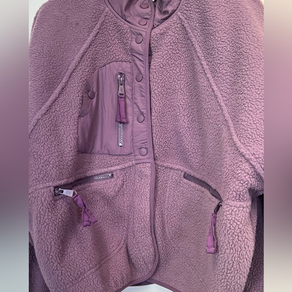 FREE PEOPLE Movement Hit the Slopes Jacket in Purple Size S - Picture 4 of 13